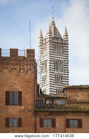 Siena Cathedral In Tuscany, Italy