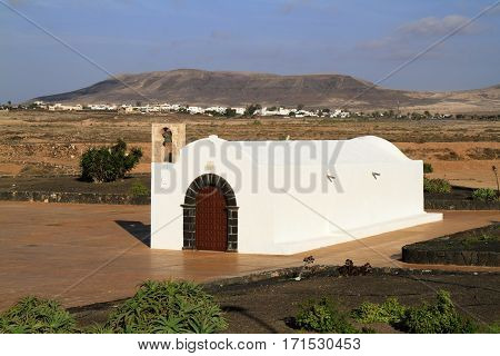The Small Church La Ermita In El Cotillo
