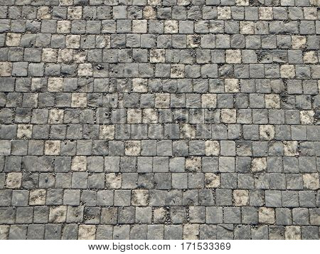 Street Pavement Grey Tiles Structure