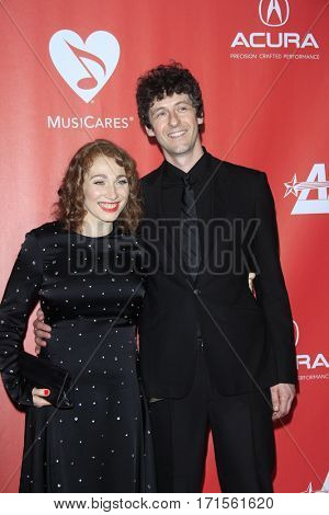 LOS ANGELES - FEB 10:  Regina Spektor, Jack Dishel at the Musicares Person of the Year honoring Tom Petty at Los Angeles Convention Center on February 10, 2017 in Los Angeles, CA