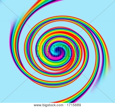 Arcobaleno a spirale
