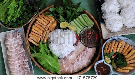 Vietnamese Food, Bun Dau Mam Tom