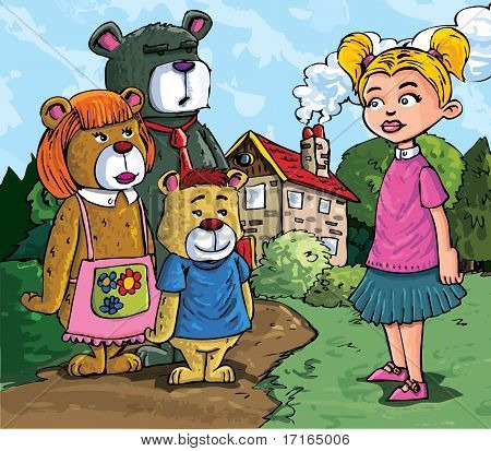 Tegneserie af Goldilockes