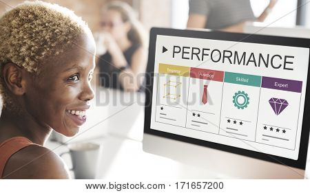 Development Performance Self-Improvement Ratings Icon