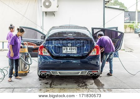 Cleaning The Car