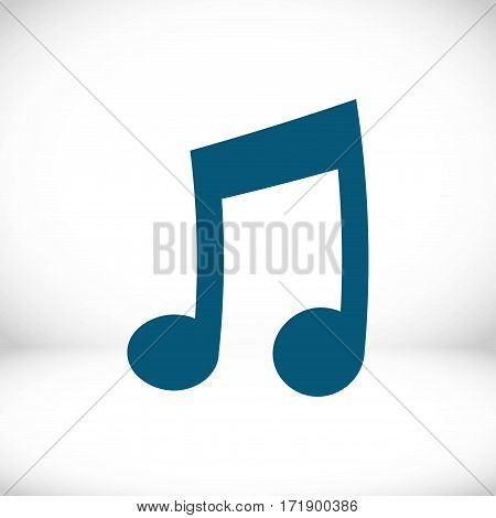 music icon stock vector illustration flat design