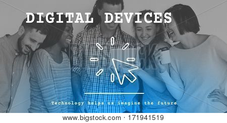 Digital Device Modern Technology Concept