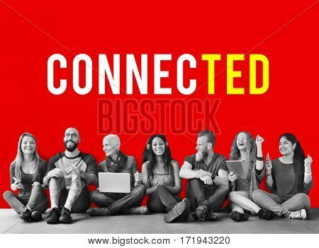 Communication Connection Online Technology Community Word