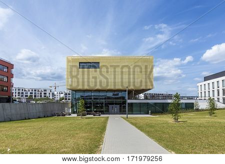 Building Of The New Campus Of The Goethe University In Frankfurt