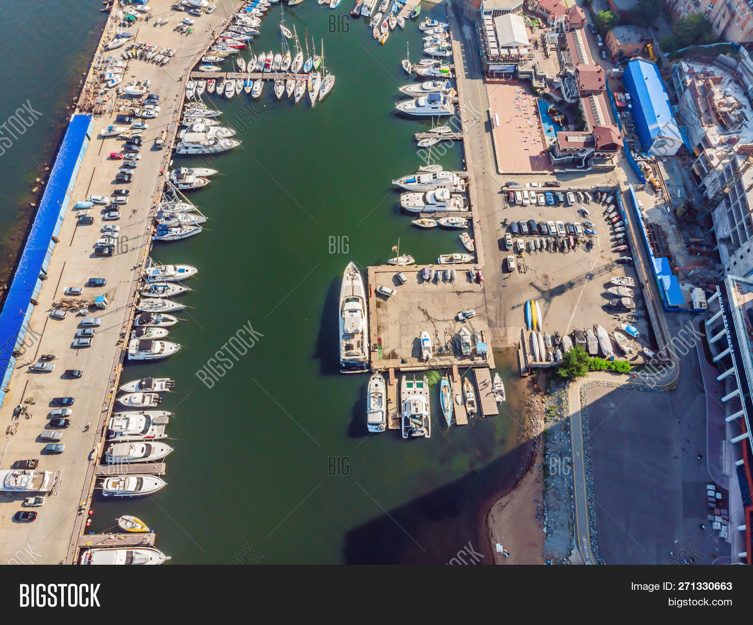 Yachts Parking Harbor Image & Photo (Free Trial) Bigstock