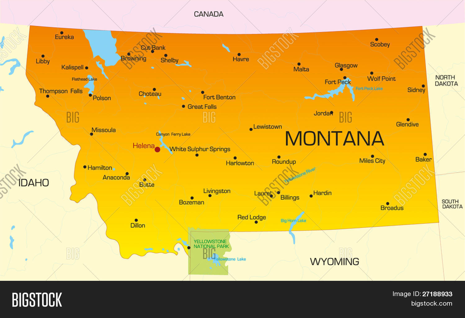 Vector Y Foto Mapa De Color Del Prueba Gratis Bigstock 27188933