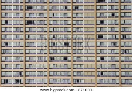 Appartement gebouw-gezicht