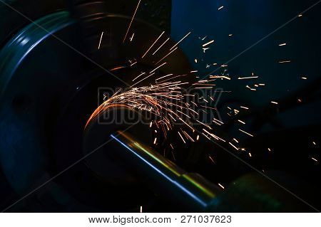 Production Of Parts In The Metalworking Industry, Finishing On An Internal Steel Surface Grinding Ma