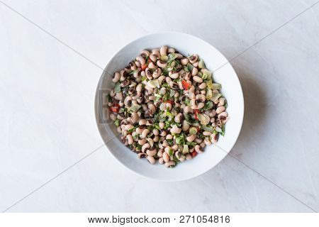 Kidney Bean Salad With Tomatoes, Parsley And Dill / Borulce Salatasi / Salata.