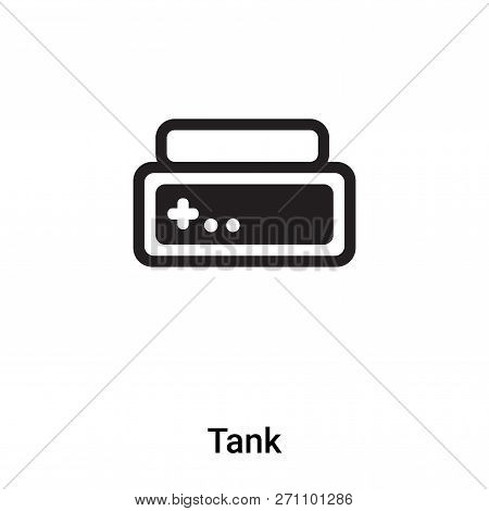 Tank Icon In Trendy Design Style. Tank Icon Isolated On White Background. Tank Vector Icon Simple An