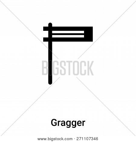 Gragger Icon In Trendy Design Style. Gragger Icon Isolated On White Background. Gragger Vector Icon 