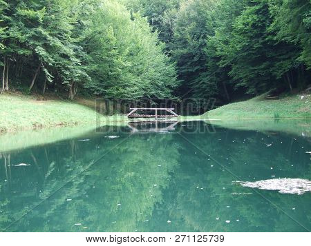 Schmits Lake Or Green Lake Near Ogulin