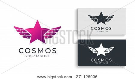 Star Logo Vector. Universal Abstract Logo With A Star Symbol For Any Business. Star Sign - A Leader,