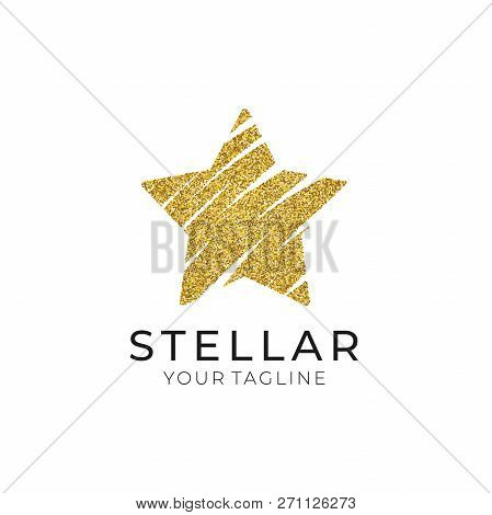 Star Logo Vector. Universal Abstract Logo With A Star Symbol For Any Business. Star Sign - A Leader,