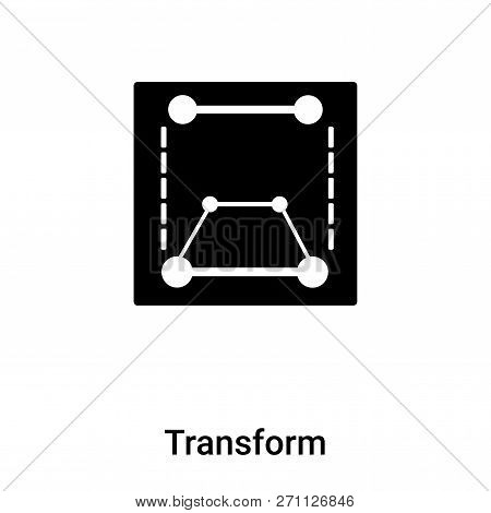 Transform Icon In Trendy Design Style. Transform Icon Isolated On White Background. Transform Vector