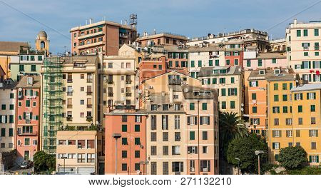 Views Of Genoa City, Italy, Trabel Europe,