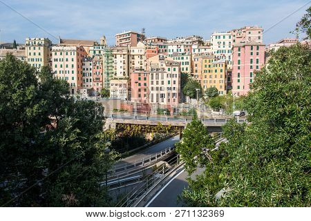 Views Of Genoa City, Italy, Trabel Europe,