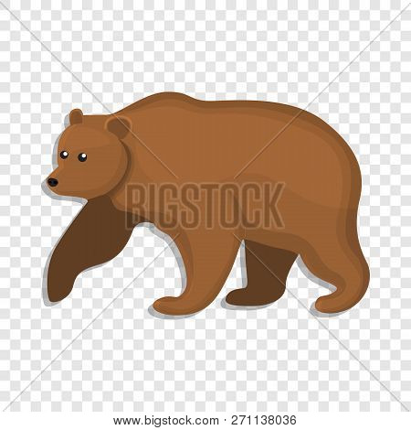Brown Bear Icon. Cartoon Of Brown Bear Vector Icon For Web Design