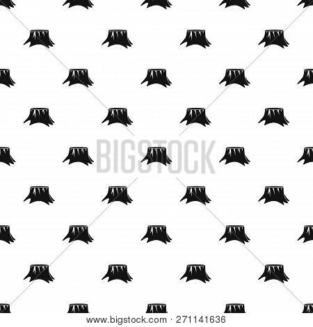 Old Stump Pattern Seamless Vector Repeat Geometric For Any Web Design