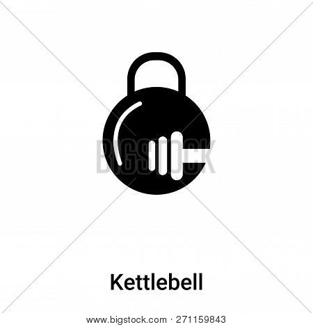 Kettlebell Icon In Trendy Design Style. Kettlebell Icon Isolated On White Background. Kettlebell Vec