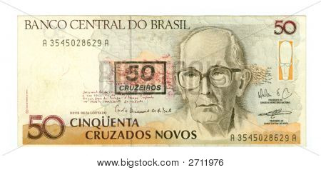Bill 50 cruzeiro, Brazylia