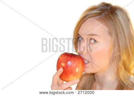 Girl Whith Apple