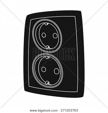 Vector Illustration Of Electricity And Electric Icon. Set Of Electricity And Energy Stock Symbol For