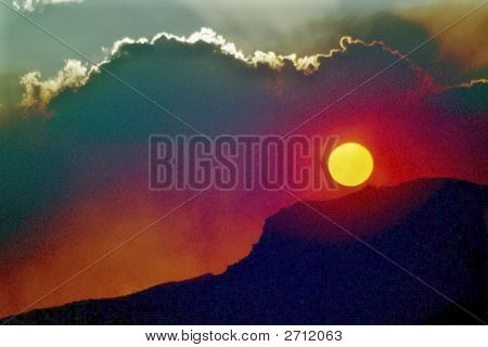Arcade Sonnenuntergang