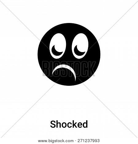 Shocked Icon In Trendy Design Style. Shocked Icon Isolated On White Background. Shocked Vector Icon 