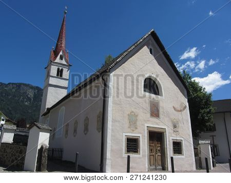 Church Of St Maria Ausiliatrice . Siusi Allo Sciliar, South Tyrol, Italy