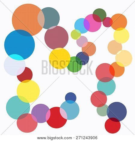 Abstract Colored Balloons Background Pattern Magic Image