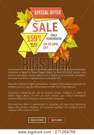 Special Offer Sale Only Tomorrow Up To Fifty Percent Discount. Promo Price 159.90 Advertisement Autu
