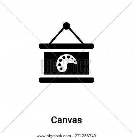 Canvas Icon In Trendy Design Style. Canvas Icon Isolated On White Background. Canvas Vector Icon Sim