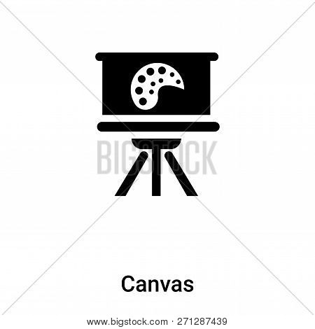 Canvas Icon In Trendy Design Style. Canvas Icon Isolated On White Background. Canvas Vector Icon Sim