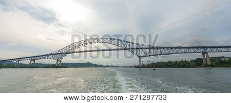 Bridge Of The Americas  Puente De Las Americas.  Built In 1957 And Once Known As Thatcher Ferry Brid