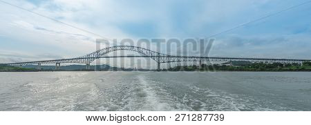 Bridge Of The Americas  Puente De Las Americas.  Built In 1957 And Once Known As Thatcher Ferry Brid