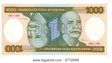 1000 Cruzeiro Bill z Brazílie