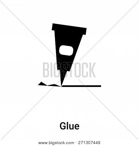 Glue Icon In Trendy Design Style. Glue Icon Isolated On White Background. Glue Vector Icon Simple An
