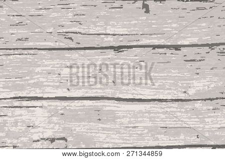 Driftwood Timber Background With A White Paint Overlay