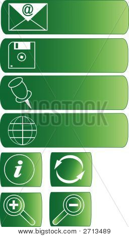 Zelená Web Buttons.Eps