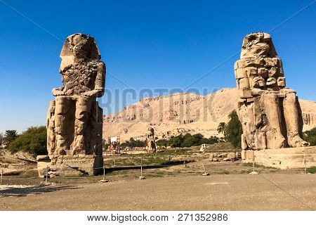 Statues Of Other Egypt. With The Temple Monuments Megaliths