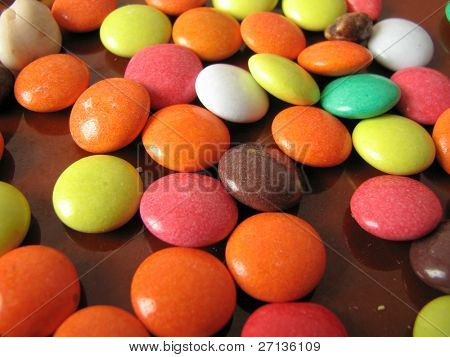 detail barevné chocolat karty