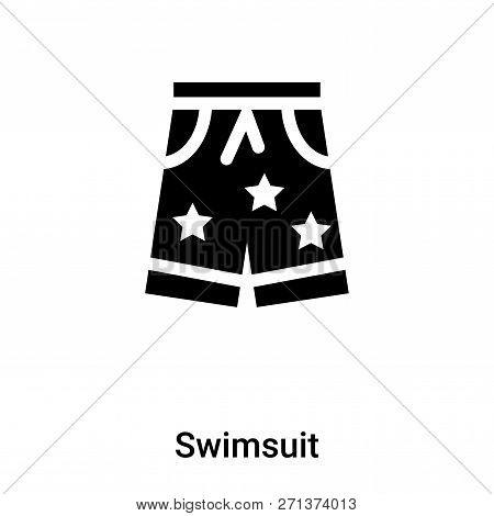 Swimsuit Icon In Trendy Design Style. Swimsuit Icon Isolated On White Background. Swimsuit Vector Ic