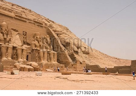 Statues Of Other Egypt. With The Temple Monuments Megaliths