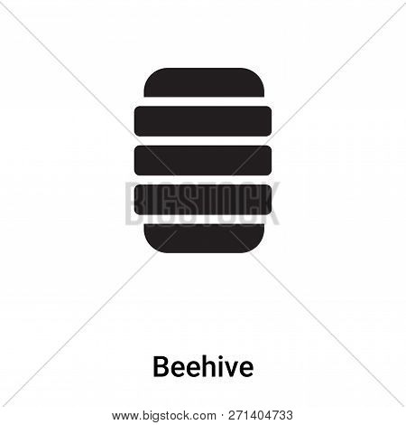 Beehive Icon In Trendy Design Style. Beehive Icon Isolated On White Background. Beehive Vector Icon 